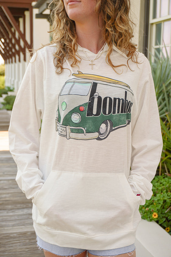 BOMBORA SLUB L/S HOOD