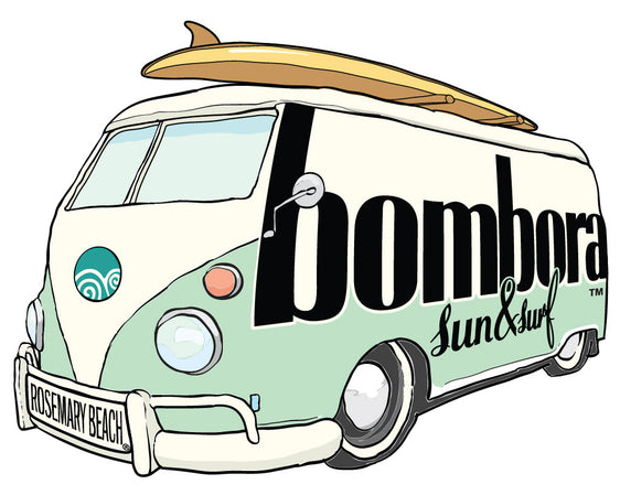 Bombora Bus Sticker